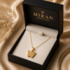 Gold Butterfly Pendant Necklace for Women | Miran Jewellers