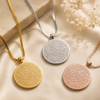 Ayat ul Kursi Islamic Pendant Necklace | Miran Jewellers